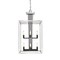 Z-Lite Quadra 8 Light Chandelier, Brushed Nickel + Black 456-8BN-BK - alternate 7